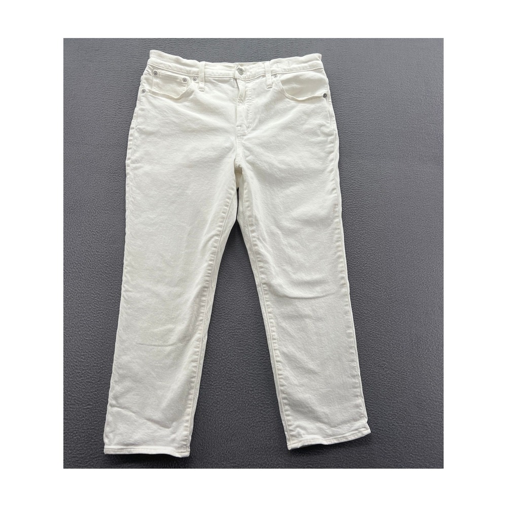 Madewell Jeans Womens The Perfect Vintage White Denim Pants Size 31P